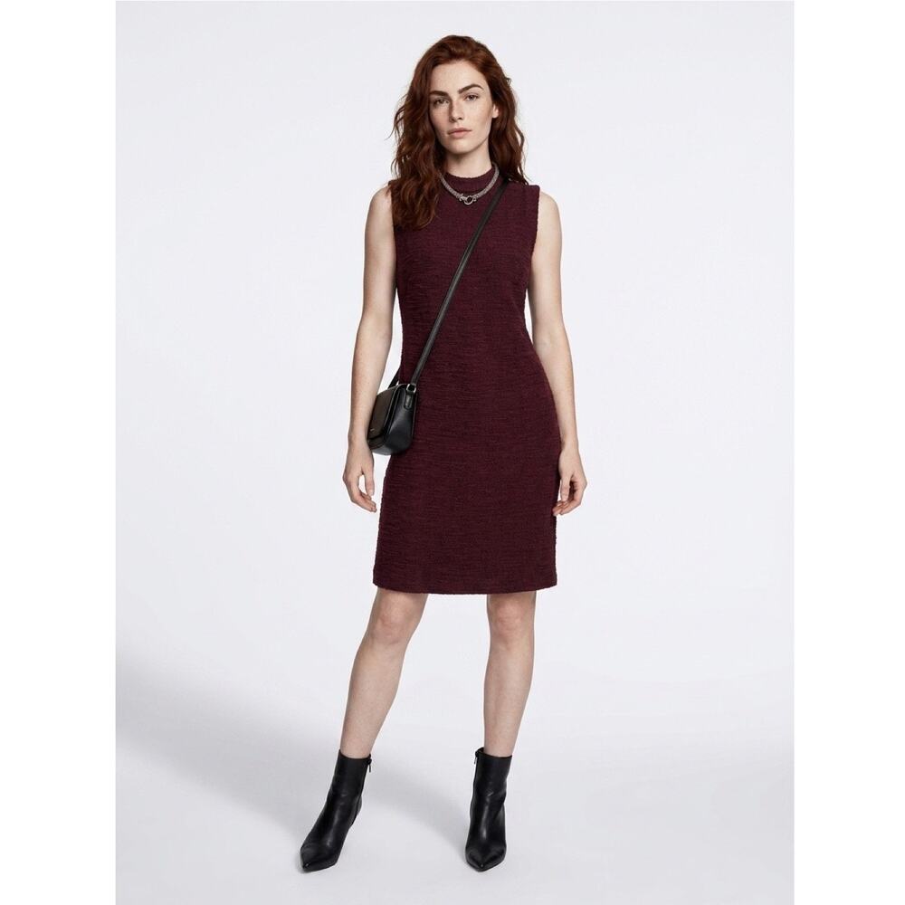 Bordeaux Ann Taylor Factory Sleeveless Dress Size 8